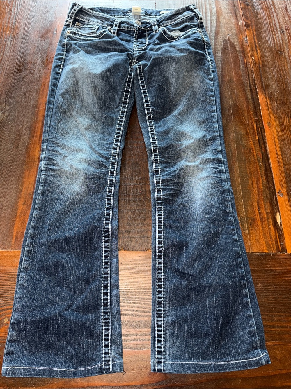 Classic Silver Women's Dark Blue Bootcut Jeans
